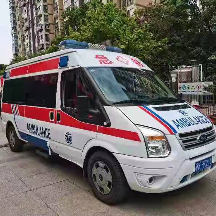 临泉长途救护车护送病人返乡